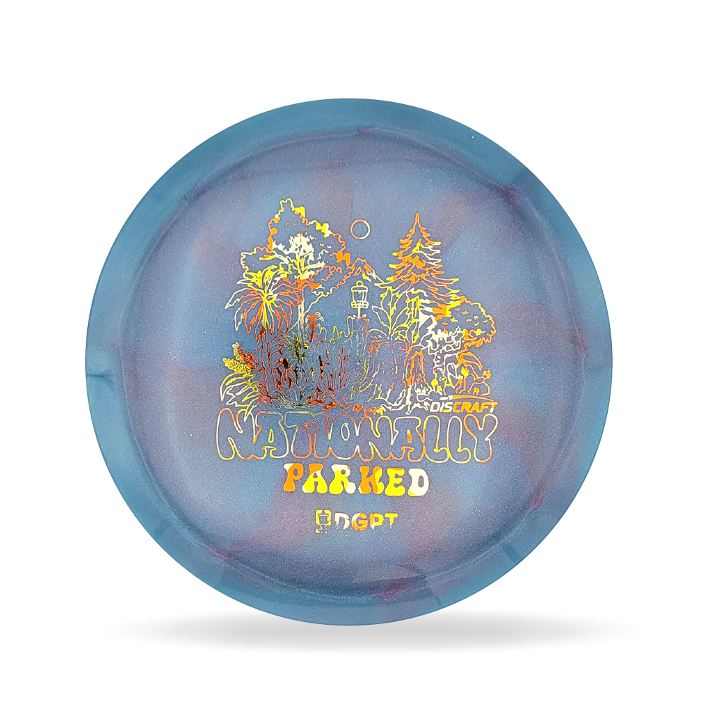 Discraft Naturally Parked Z Metallic Swirl Athena Disc Golf Pro Tour