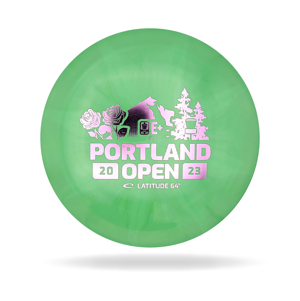 Dynamic Discs 2023 Portland Open Tournament Stamp FuzionX Burst T Disc Golf Pro Tour