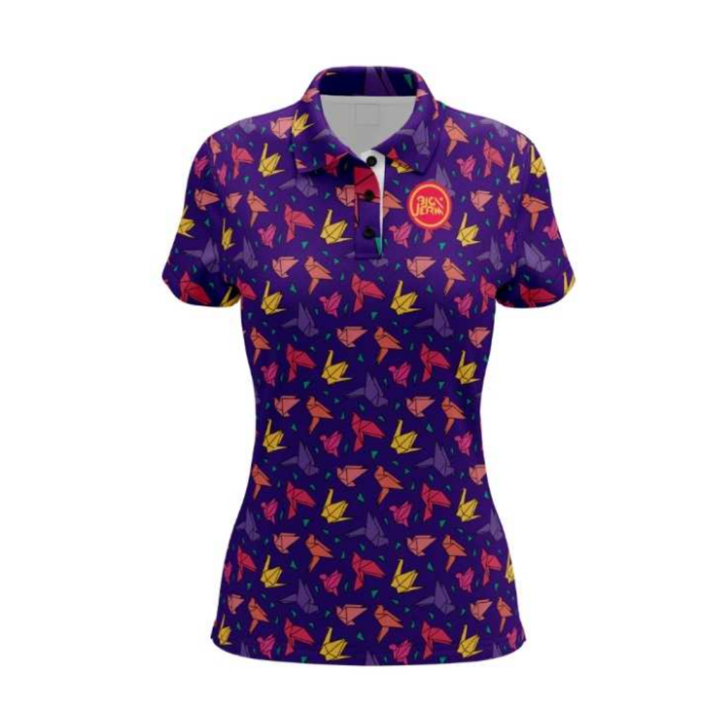 (Women's) Diameter Apparel Big Jerm Origami Polo Disc Golf Pro Tour