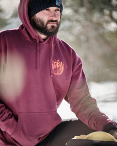 DGPT Nationally Parked - Midweight Hoodie - Maroon