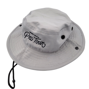 DGPT Script Embroidered Boonie Hat - Gray