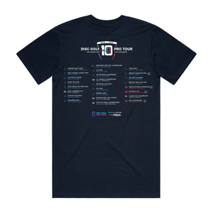 2025 Schedule T-Shirt - Navy