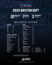 Load image into Gallery viewer, 2025 Brixton DGPT Hobby Box (Flagship Product)