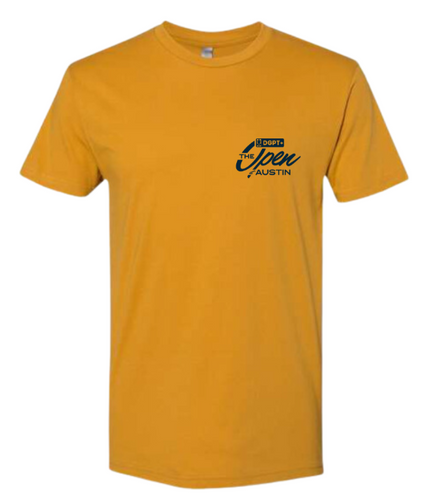 2025 Open at Austin - 100% Cotton T-Shirt - Gold