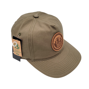 Founder's Seal Hat - Olive Organic Canvas