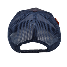 Load image into Gallery viewer, DGPT Bar Stamp Hat - Navy Flat Bill Snapback
