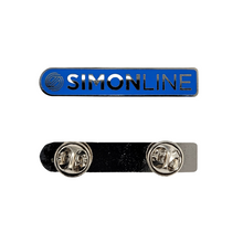 Load image into Gallery viewer, MVP Simon Line - Tag Logo Enamel Pin