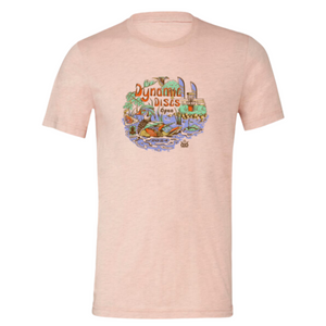 2024 Dynamic Discs Open Shirt - Heather Peach