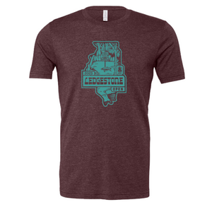 2023 Ledgestone Open Shirt - Heather Maroon