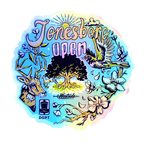 2024 Jonesboro Open Holographic Sticker