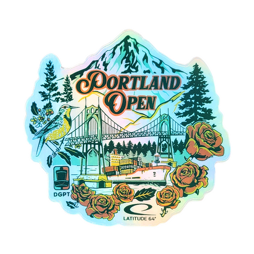 2024 Portland Open Holographic Sticker