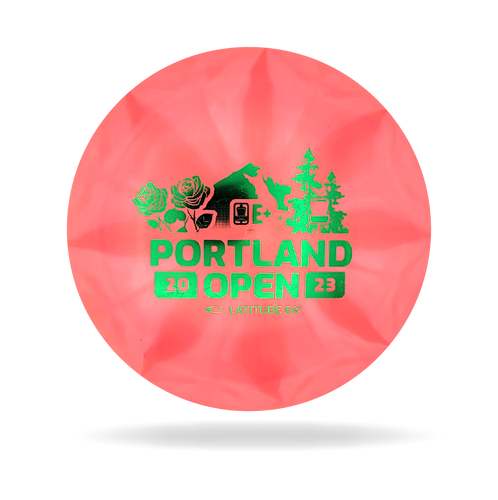 Dynamic Discs - 2023 Portland Open Tournament Stamp - Fuzion-X Burst Trespass