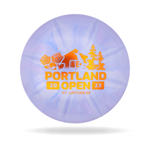 Load image into Gallery viewer, Dynamic Discs - 2023 Portland Open Tournament Stamp - Fuzion-X Burst Trespass