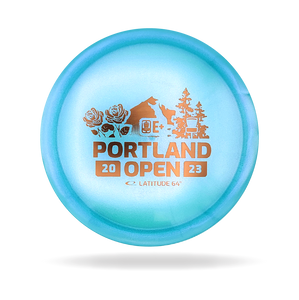 Latitude 64 - 2023 Portland Open Tournament Stamp - Opto Ice Explorer