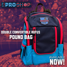 Load image into Gallery viewer, Pound Disc Golf DGPT Double Convertible Rufus Bag