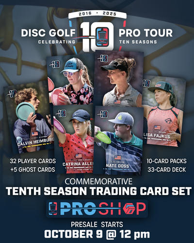 (PREORDER) DGPT 10th Season - Trading Cards - 33 Card Deck