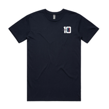 Load image into Gallery viewer, DGPT 10th Season T-Shirt - Navy