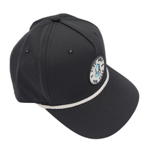 Load image into Gallery viewer, DGPT Pure Lines PVC Patch - Braided Rope Performance Hat - Black