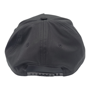 DGPT Pure Lines PVC Patch - Braided Rope Performance Hat - Black