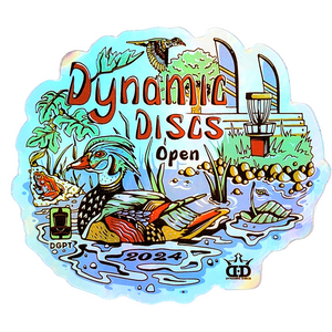 2024 Dynamic Discs Open Holographic Sticker