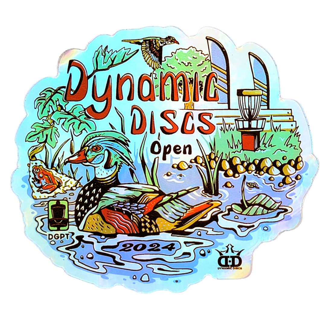 2024 Dynamic Discs Open Holographic Sticker