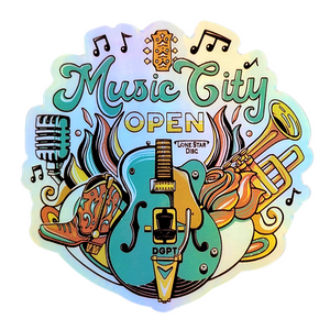 2024 Music City Open Holographic Sticker