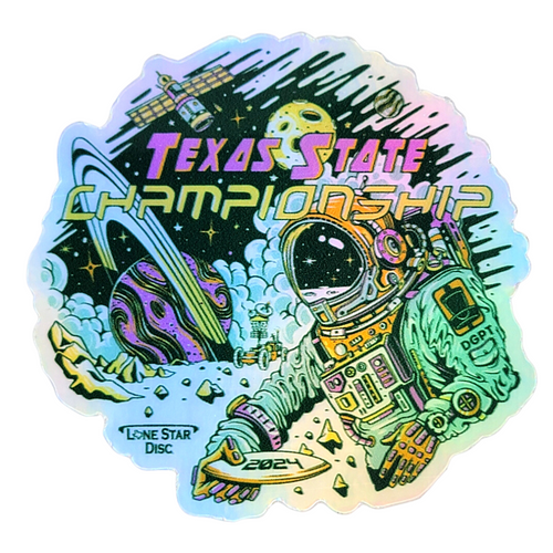 2024 Texas State Championship Holographic Sticker