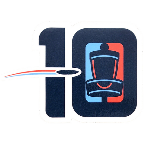 DGPT 10th Season Icon Sticker