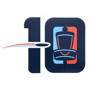 DGPT 10th Season Icon Sticker