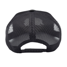 Load image into Gallery viewer, 3D Embroidered Nationally Parked Script - Flat Bill Snapback - Black