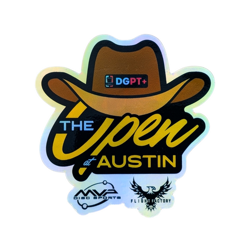 2025 MVP's Open at Austin Holographic Sticker