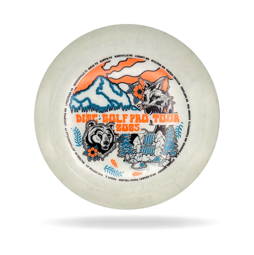 Force - Z Glo Sparkle - 2025 DGPT Concert Theme Stamp - Discraft