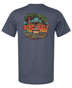 2026 Concert Themed Tour Schedule T-Shirt - Vintage Navy – Disc