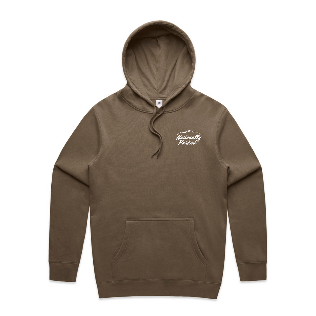 Nationally Parked Mid-Heavyweight Hoodie - Walnut