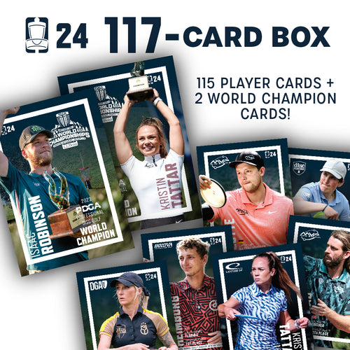 PREORDER 2024 Disc Golf Pro Tour Trading Cards - Base Deck