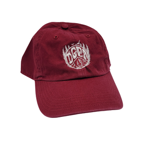DGPT "Nationally Parked" Dad Hat (Cardinal)