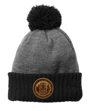 Load image into Gallery viewer, DGPT Founder&#39;s Seal New Era Beanie (Black/Grey)