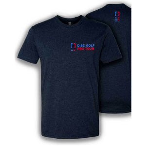 First Run DGPT Chest Logo Shirt - Heather Navy