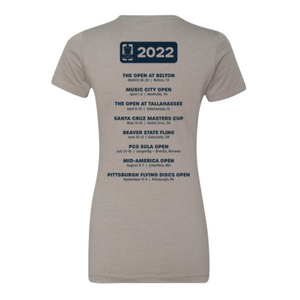 Women's 2022 DGPT Silver Series Shirt - Stone Gray