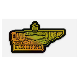 2023 Music City Open - Holographic Sticker
