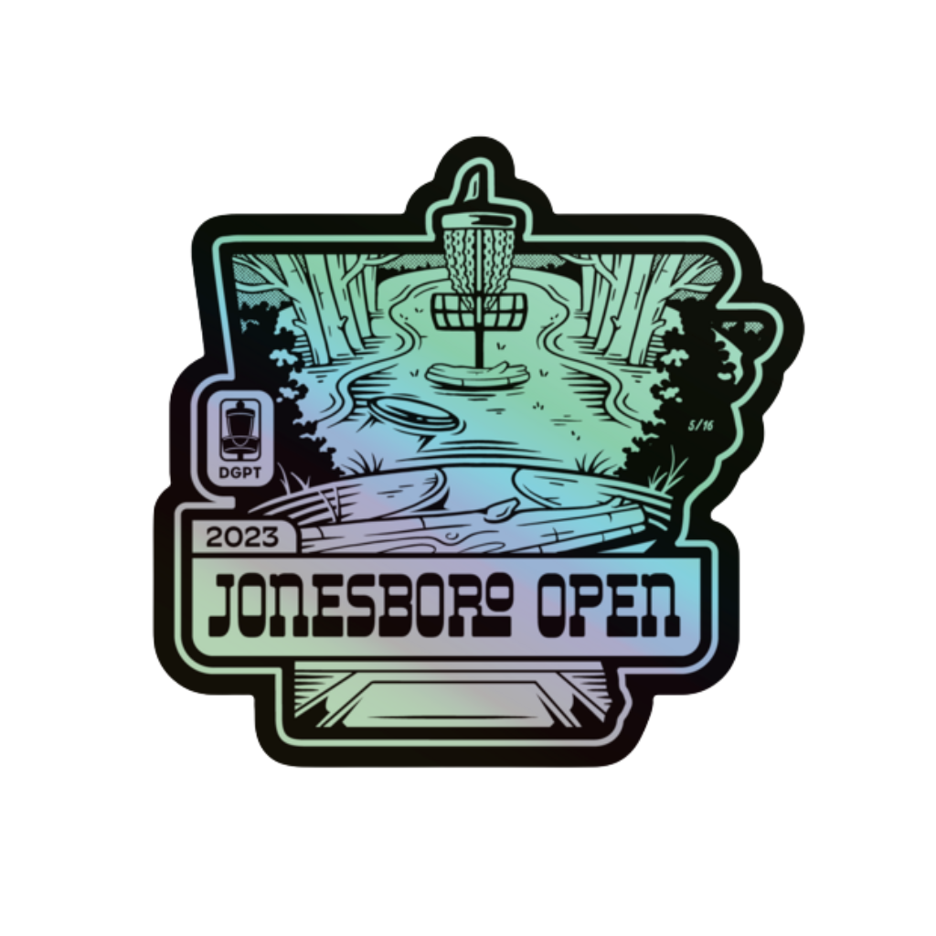 2023 Jonesboro Open - Holographic Sticker