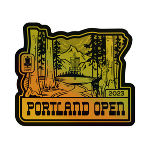 2023 Portland Open - Holographic Sticker