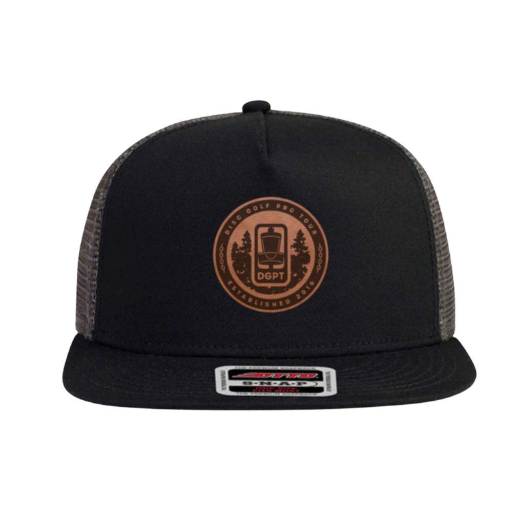 Founder's Seal Black/Charcoal - Flatbill Snapback Hat