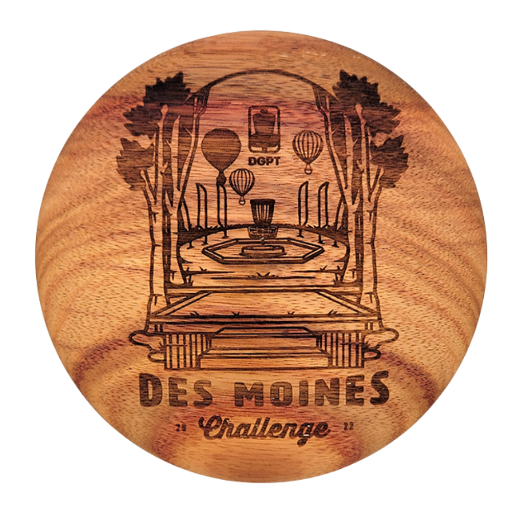 2022 Des Moines Challenge Commemorative - Wooden Mini